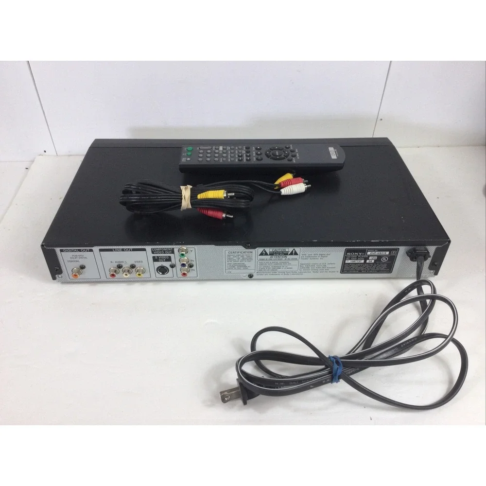 Sony DVD/CD/Player Black DVP-NS315 with Remote Tested Works